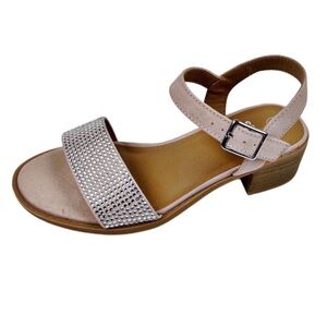 Art Class Girls Rhinestone Slingback Sandal Size 1